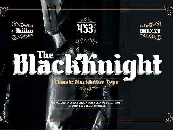 The Black Knight font