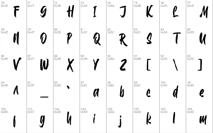 Rusthack font