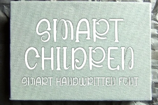 Smart Children Display font