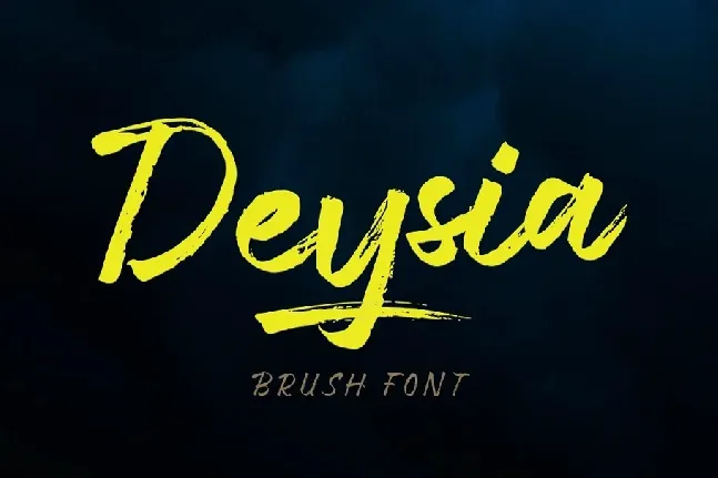 Deysia font