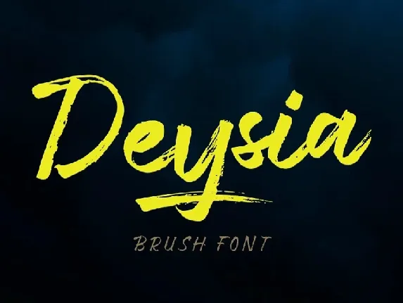 Deysia font