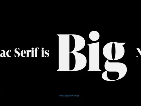 Tabac Big Family font