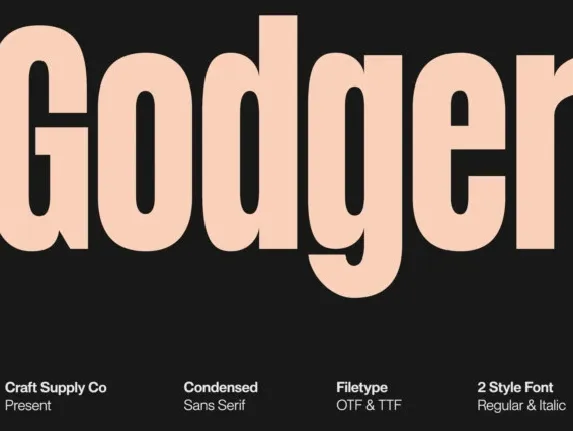 Godger font