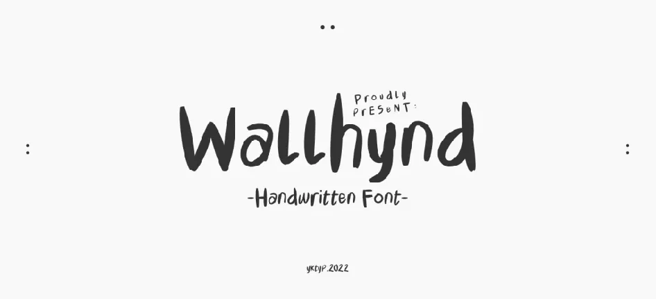 Wallhynd font