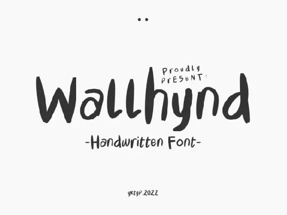 Wallhynd font