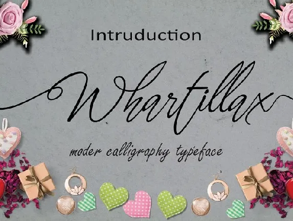 Whartillax Calligraphy Free font