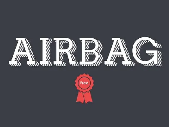 Airbag font