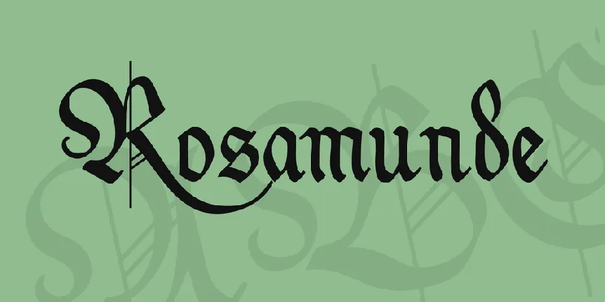 Rosamunde font