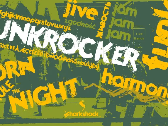 Funkrocker font