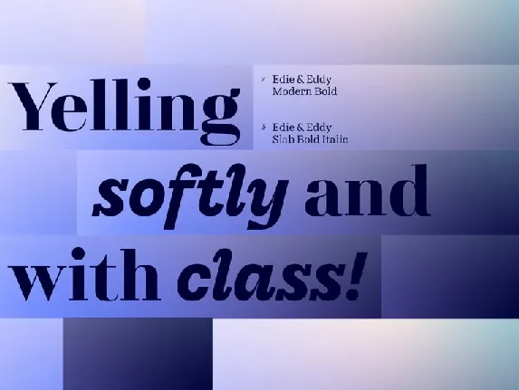 Edie & Eddy Family font