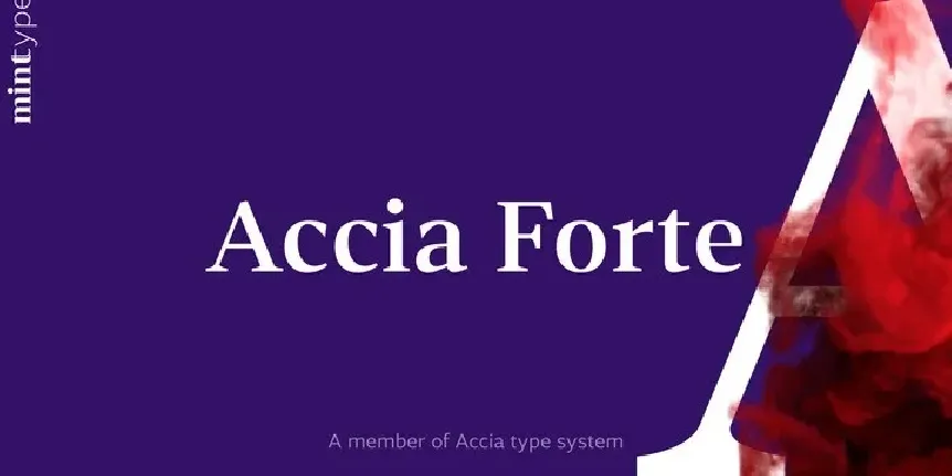 Accia Forte font