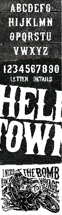 Helltown font