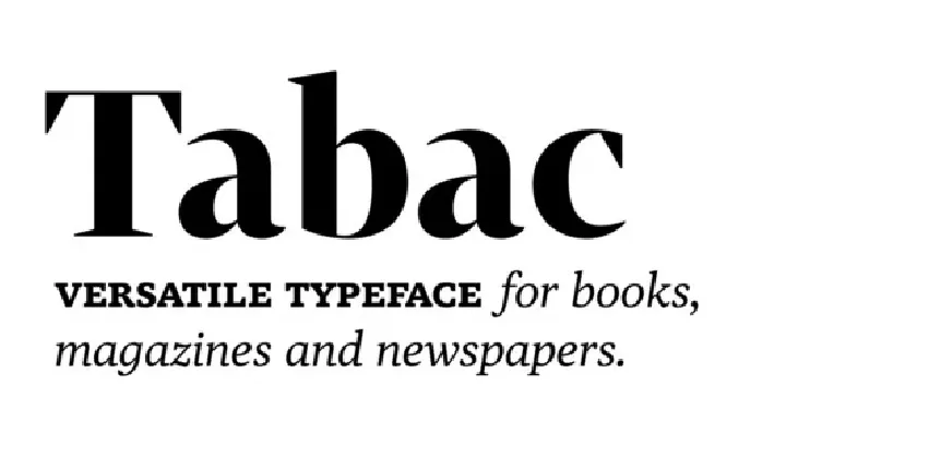 Tabac Family font