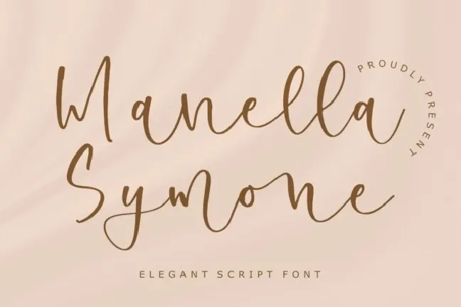 Manella Symone font