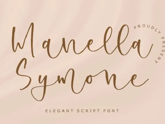 Manella Symone font