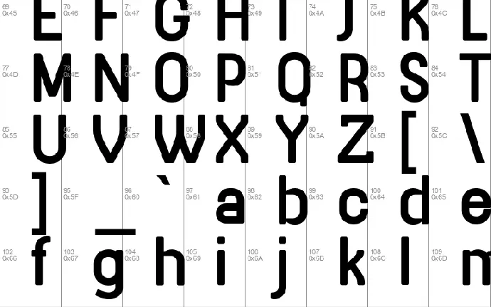 GUSHELINK font