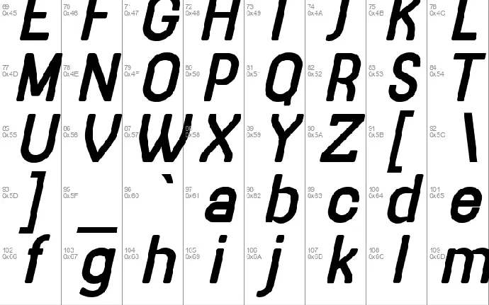 GUSHELINK font