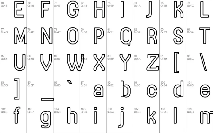 GUSHELINK font