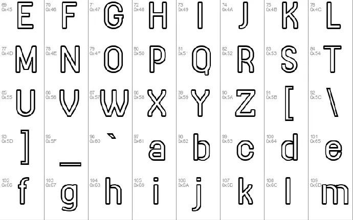 GUSHELINK font