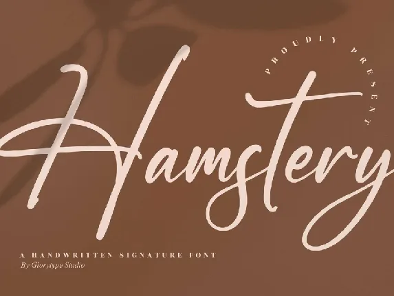 Hamstery font