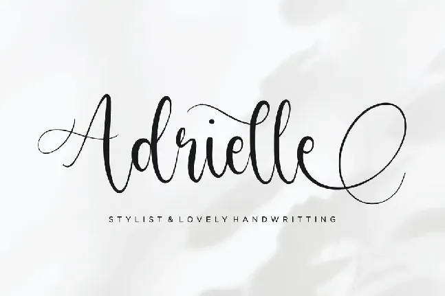 Adrielle font