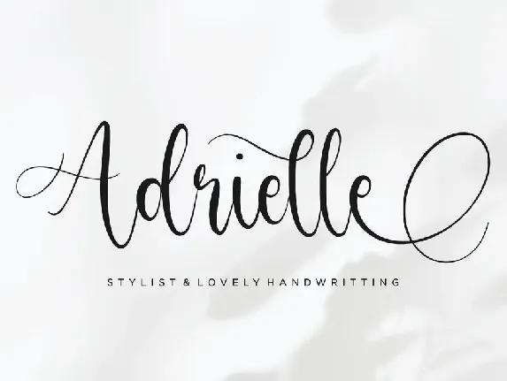 Adrielle font