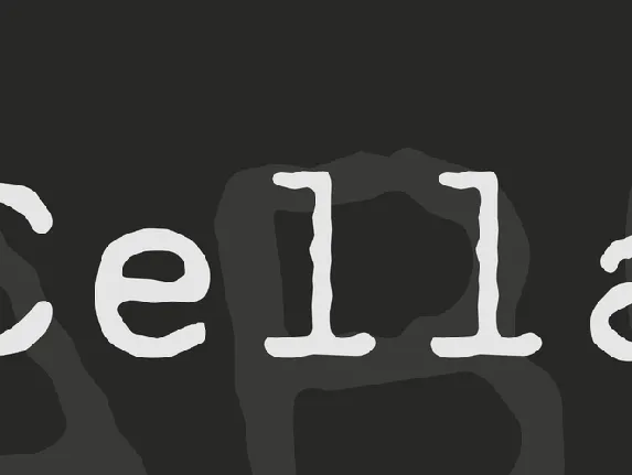 Cella font