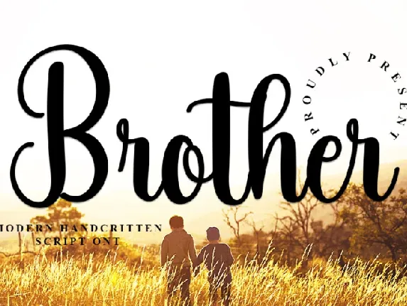 Brother Typeface font