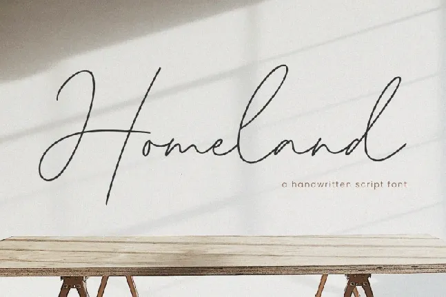 Homeland font