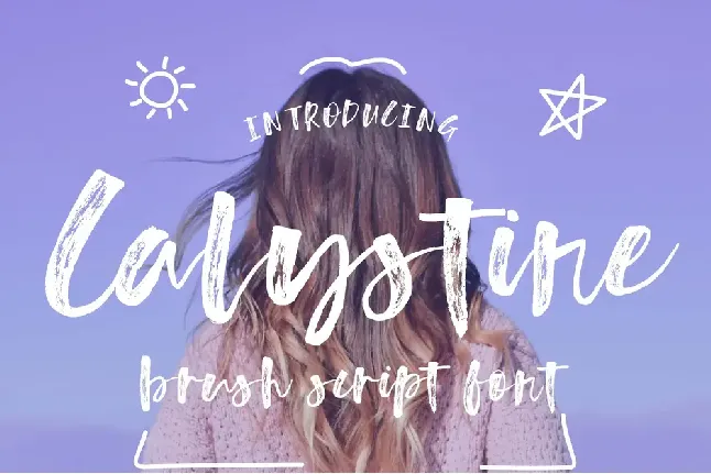 Calystine font