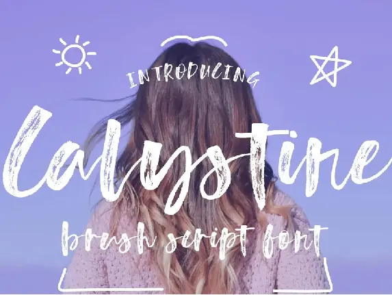 Calystine font