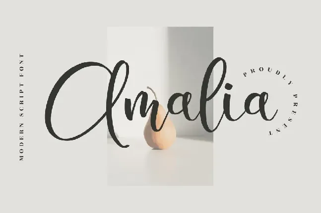 Amalia â€“ Modern Script font