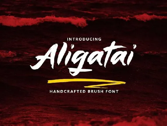 Aligatai font