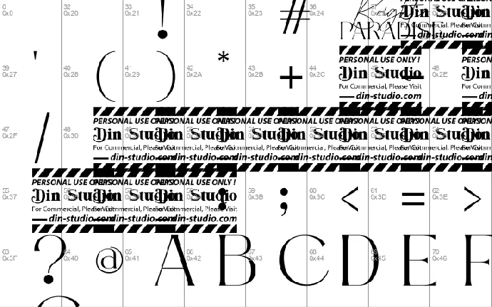 Brighter Paradise font