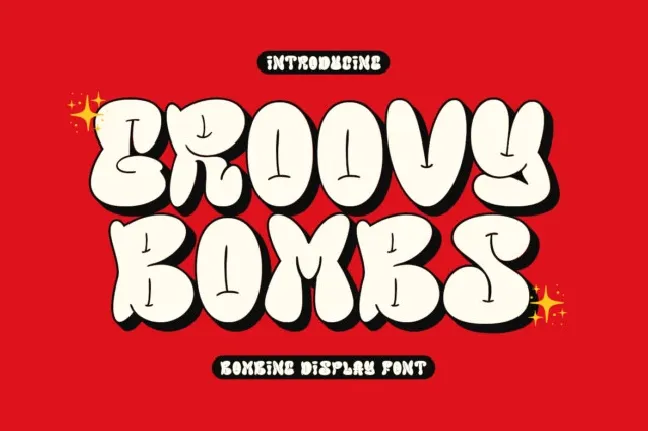 Groovy Bombs font