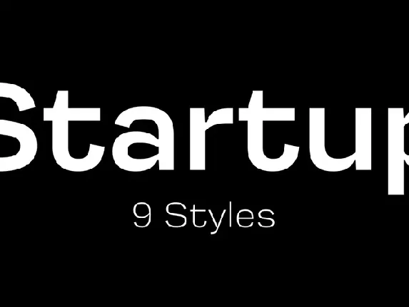 Startup font