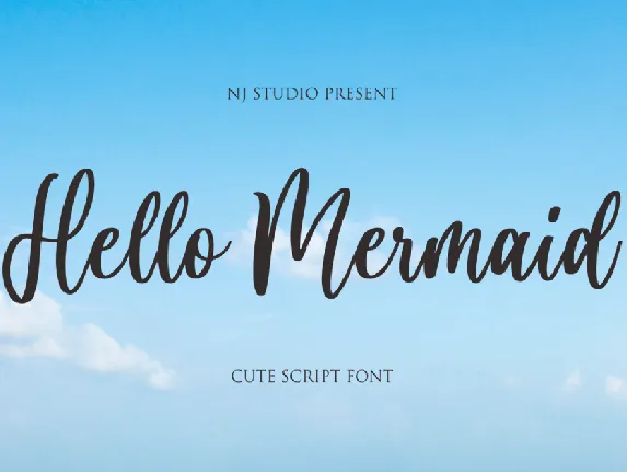 Hello Mermaid font