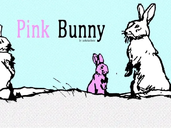 Pink Bunny font