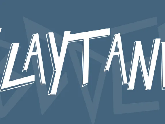 Slaytanic font