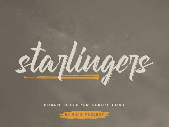 Starlingers font