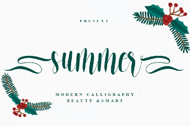 Summer Script font