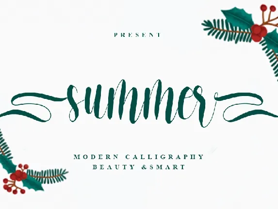 Summer Script font