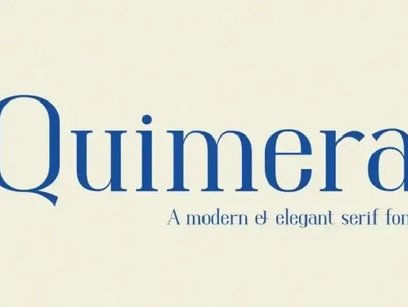 Quimera Serif font