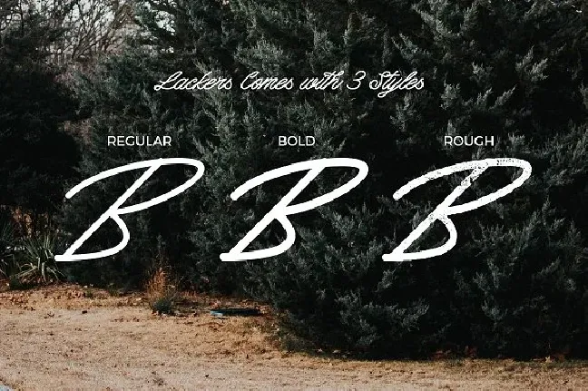 Lackers Script font