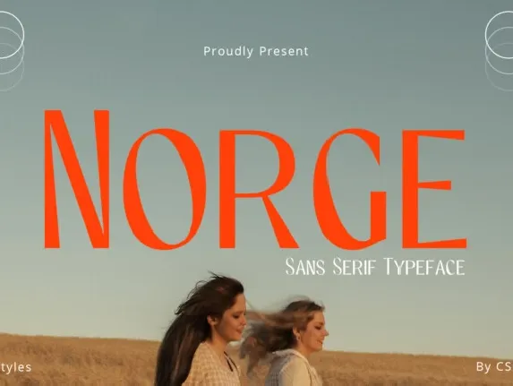 Norge font