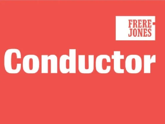 Conductor Family font