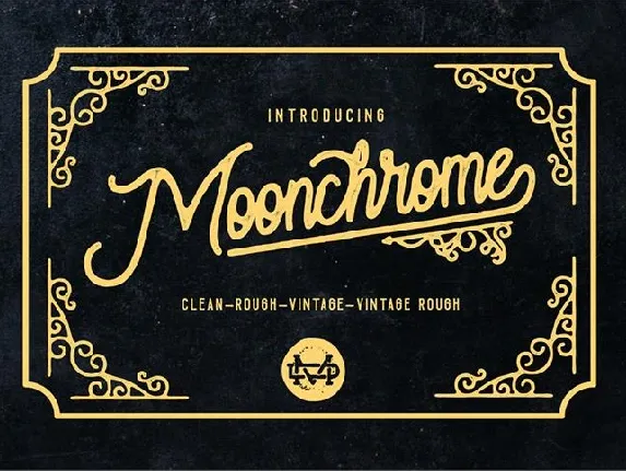 Moonchrome Free font