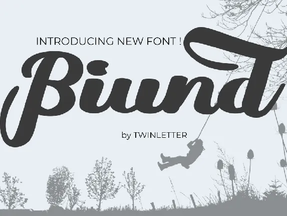 Biund font