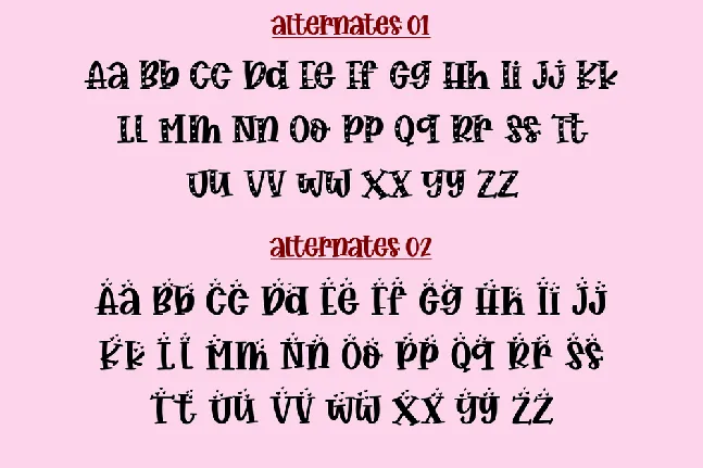 SweetValentines font