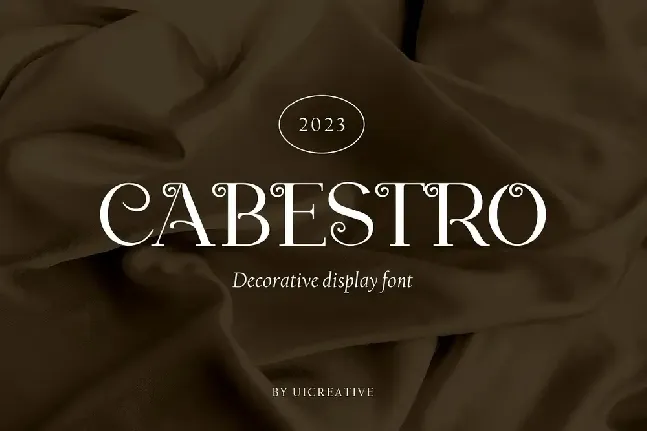 Cabestro font